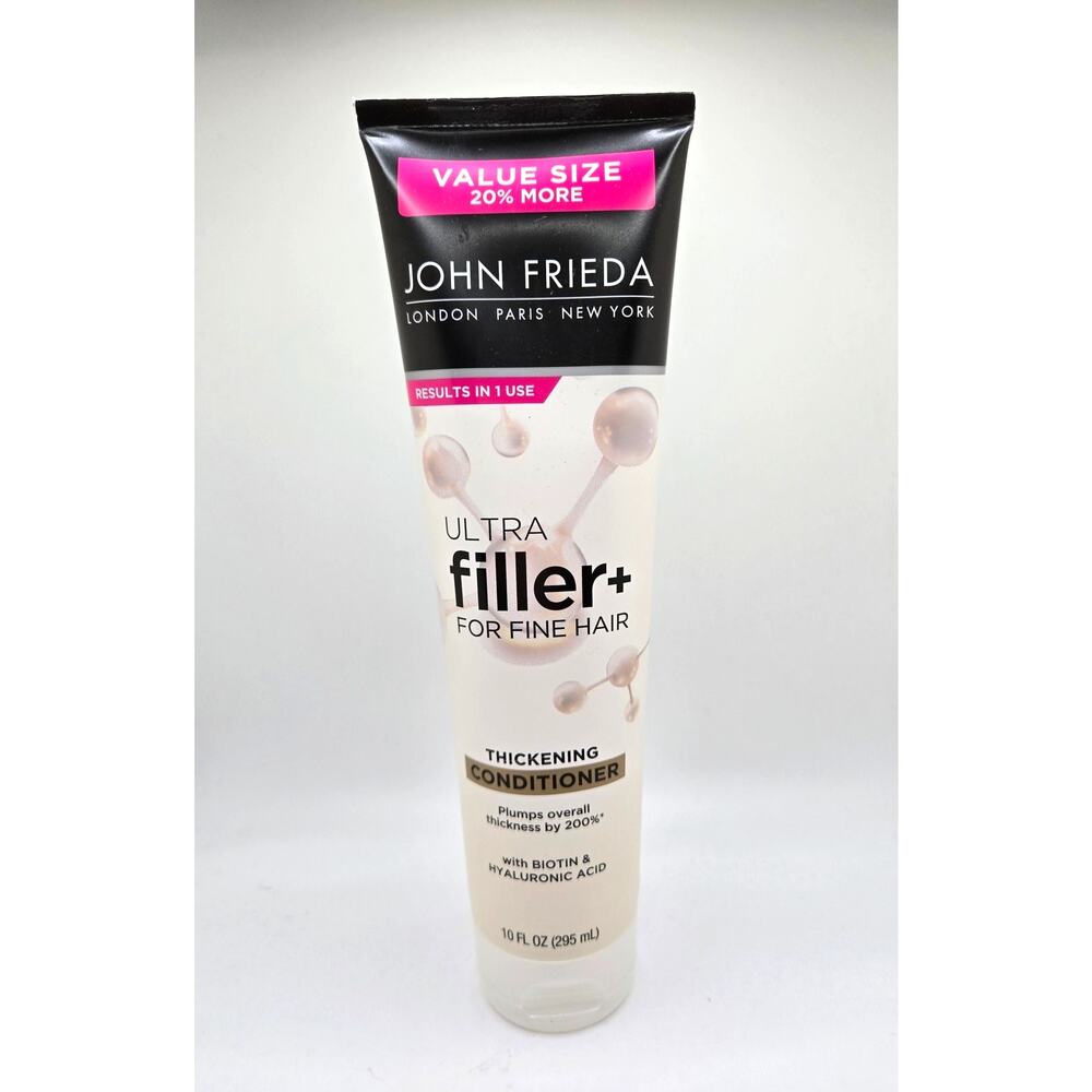 NEW John Frieda Ultra Filler+ for Fine Hair Thickening Conditioner 10 Fl Oz